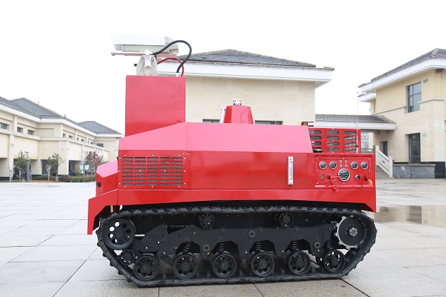 乐普韦尔智能自主研发消防机器人正式下线